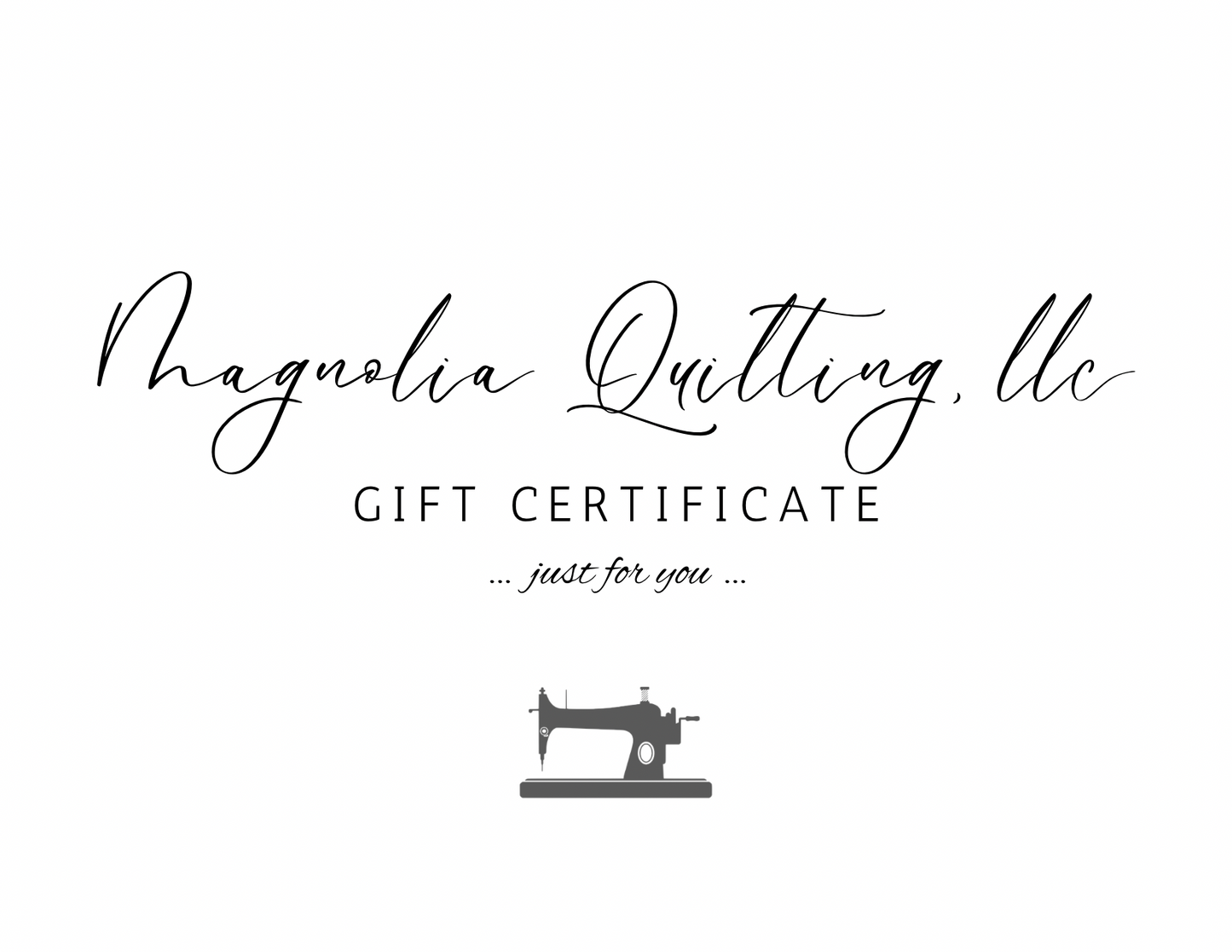 Magnolia Quilting, LLC Gift Card